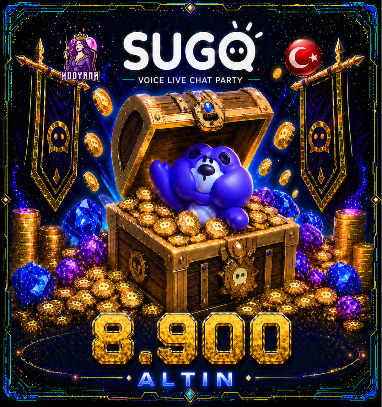 Sugo 8,900 Coins