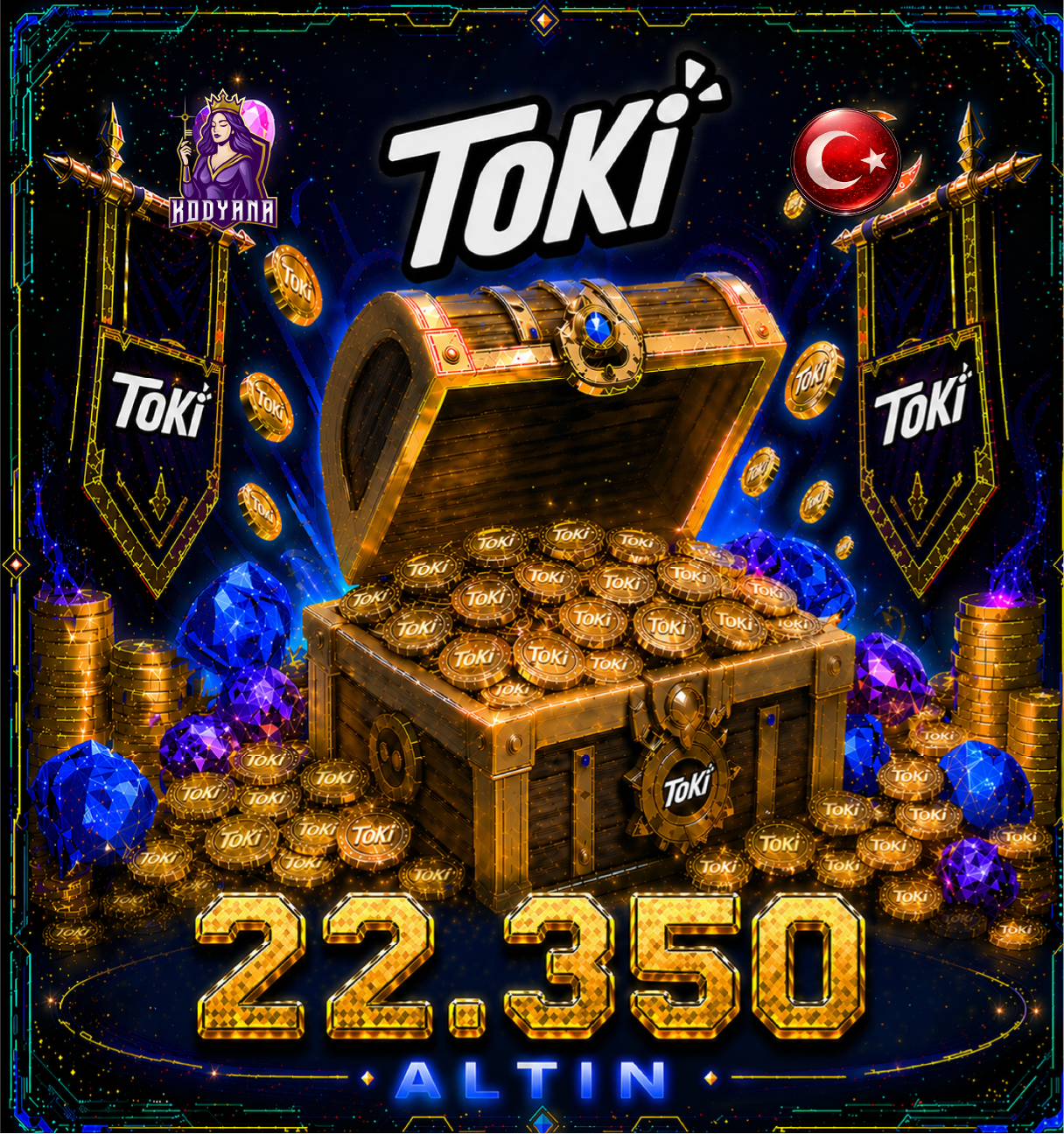 Toki 22,350 Coins