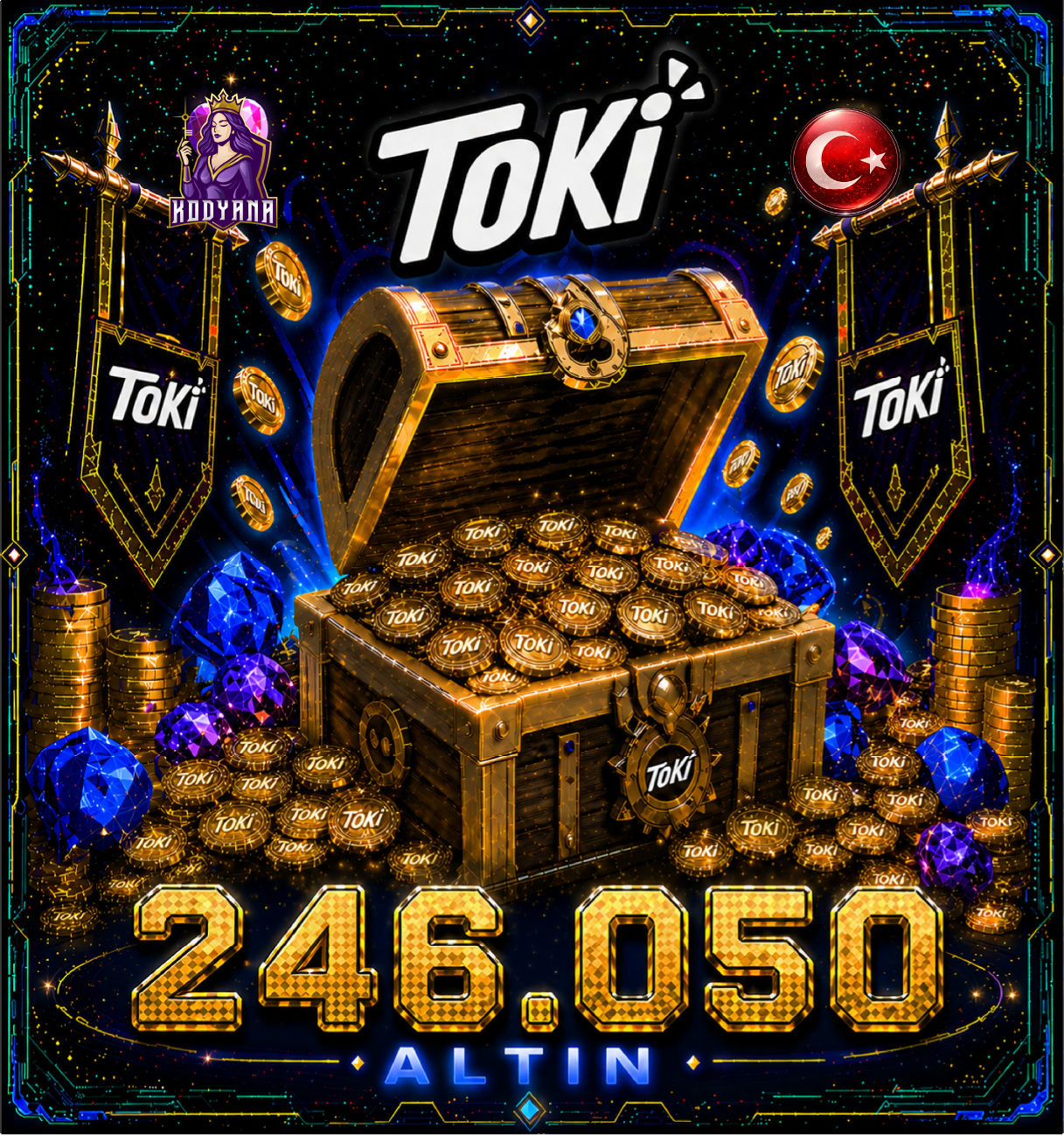 Toki  246,050 Coins