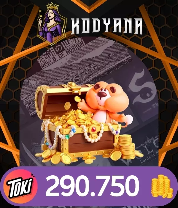 Toki 290,750 Coins