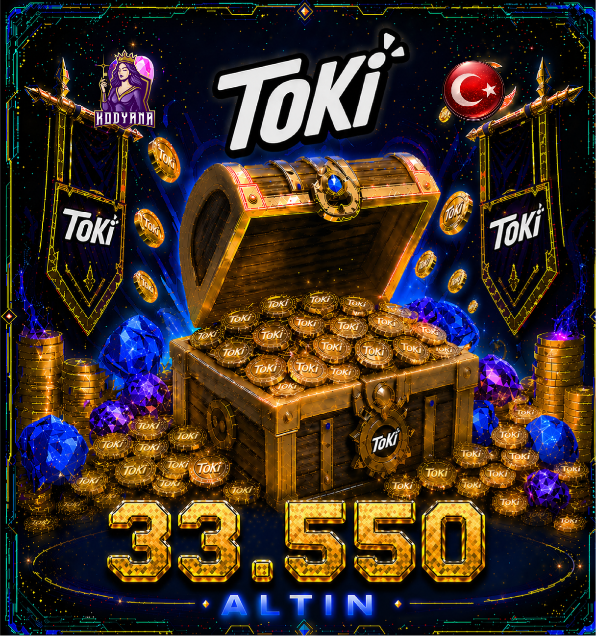Toki 33,550 Coins