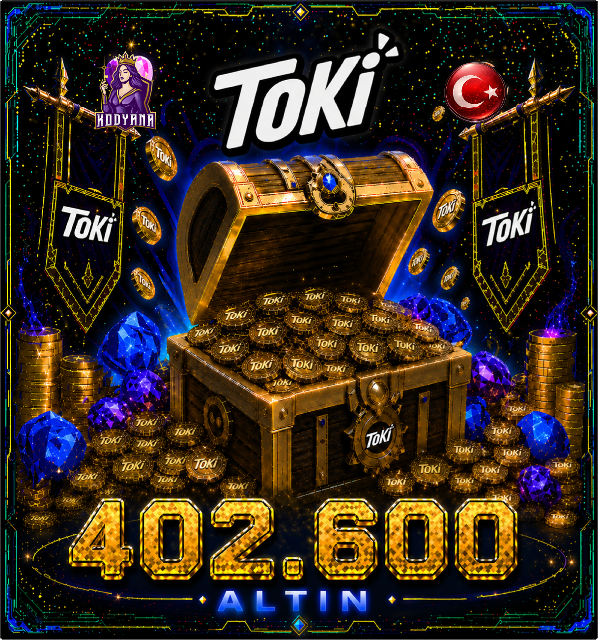 Toki 402,600 Coins