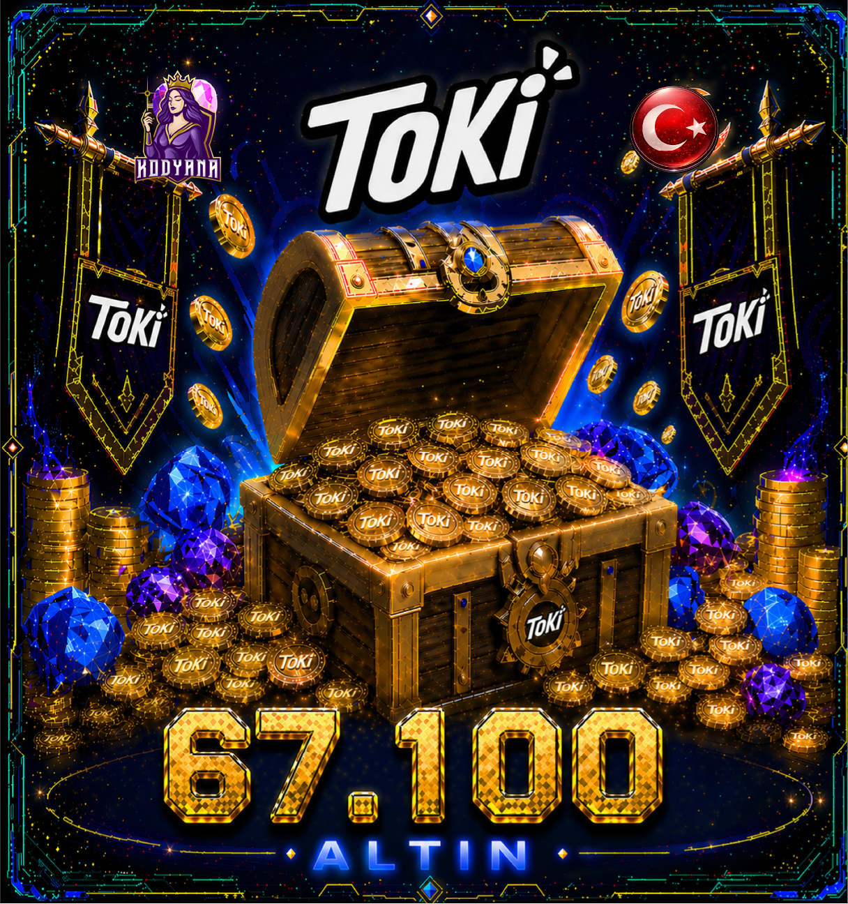 Toki 67,100 Coins