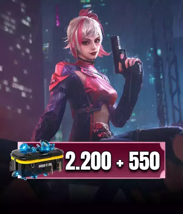 TR Free Fire 2200 + 550 Elmas