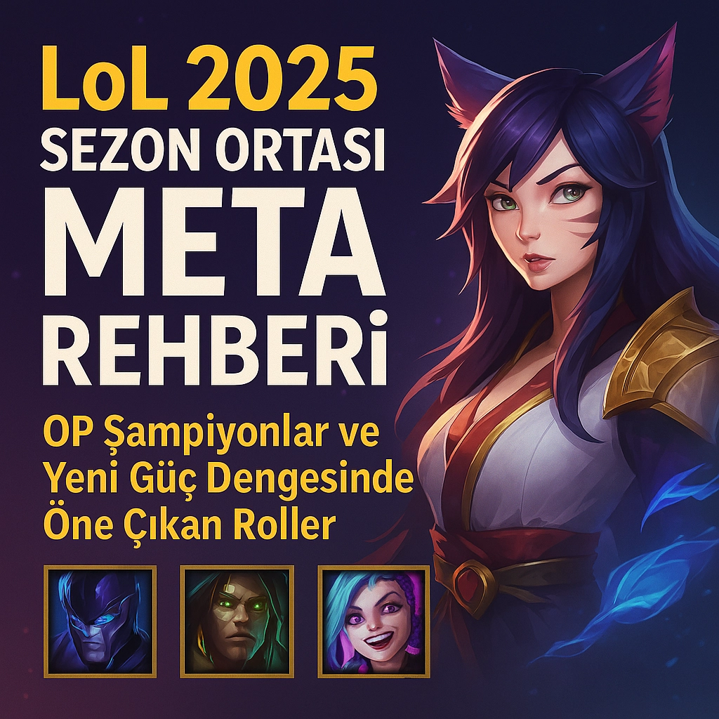 LoL 2025 Sezon Ortası Meta Rehberi: OP Şampiyonlar ve Öne Çıkan Rolleri