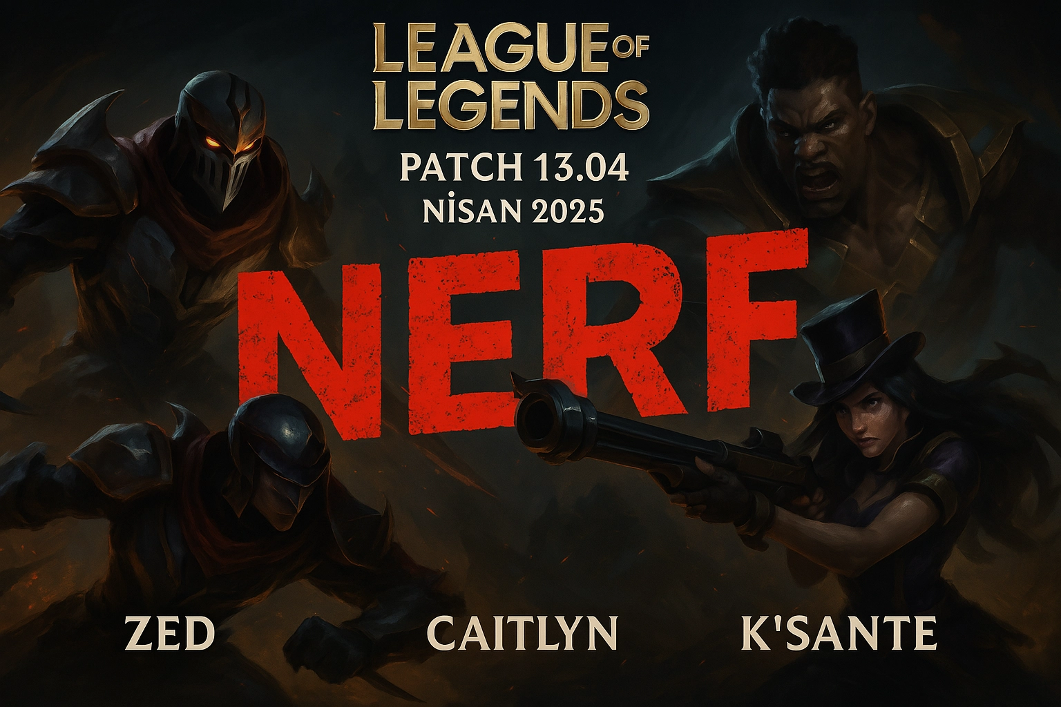 LoL'de Şampiyon Nerfleri Gündemde: 13 Nisan 2025 Yama Öncesi Sızıntılar