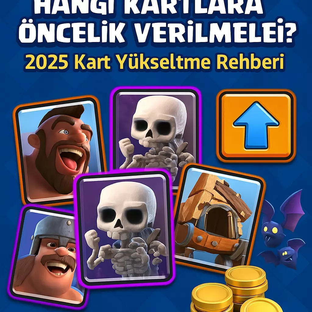 Clash Royale’de Hangi Kartlara Öncelik Verilmeli? 2025 Kart Yükseltme Rehberi