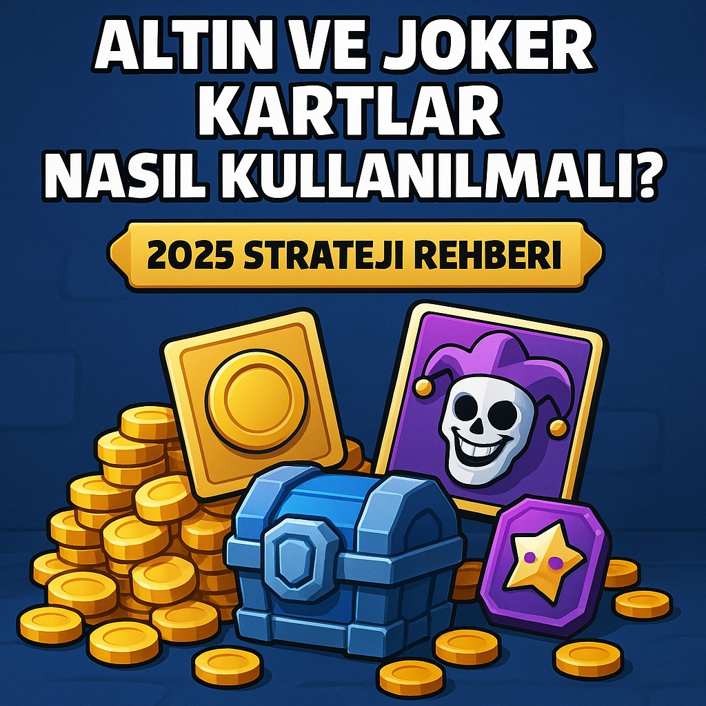 Clash Royale'de Altın ve Joker Kartlar 2025 Strateji Rehberi!