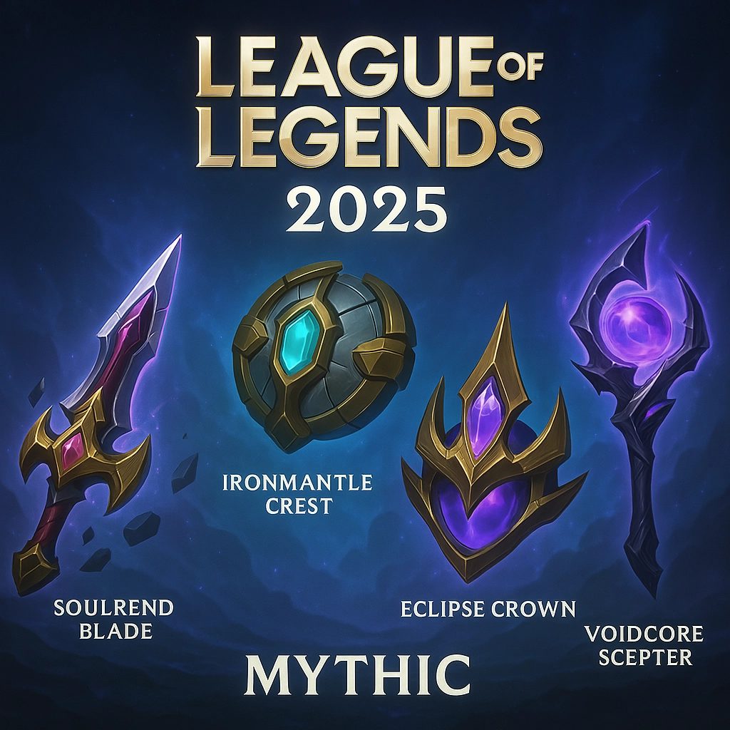LoL 2025 Mythic Eşya Sızıntıları! Yeni Meta Sil Baştan Değişebilir