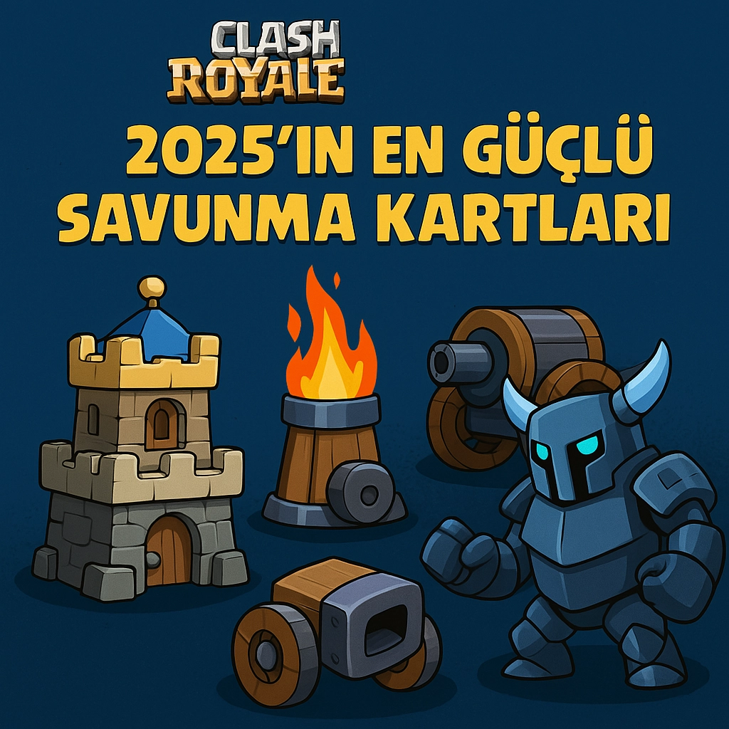 🛡️ Clash Royale Savunma Ustaları! 2025’in En Güçlü Savunma Kartları