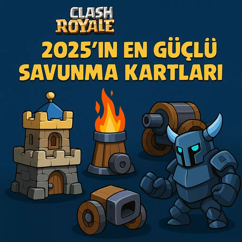 🛡️ Clash Royale Savunma Ustaları! 2025’in En Güçlü Savunma Kartları