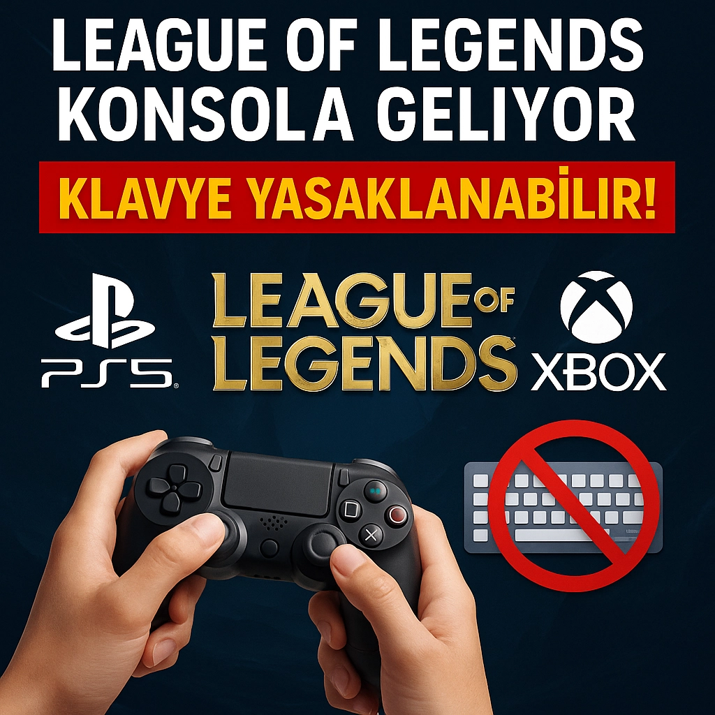 LoL'e Klavye ve Mouse Yasak mı Geliyor? Konsol Sürümü Test Aşamasında!