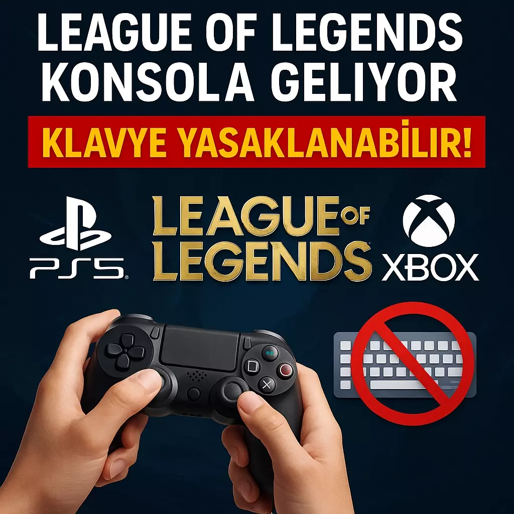LoL'e Klavye ve Mouse Yasak mı Geliyor? Konsol Sürümü Test Aşamasında!