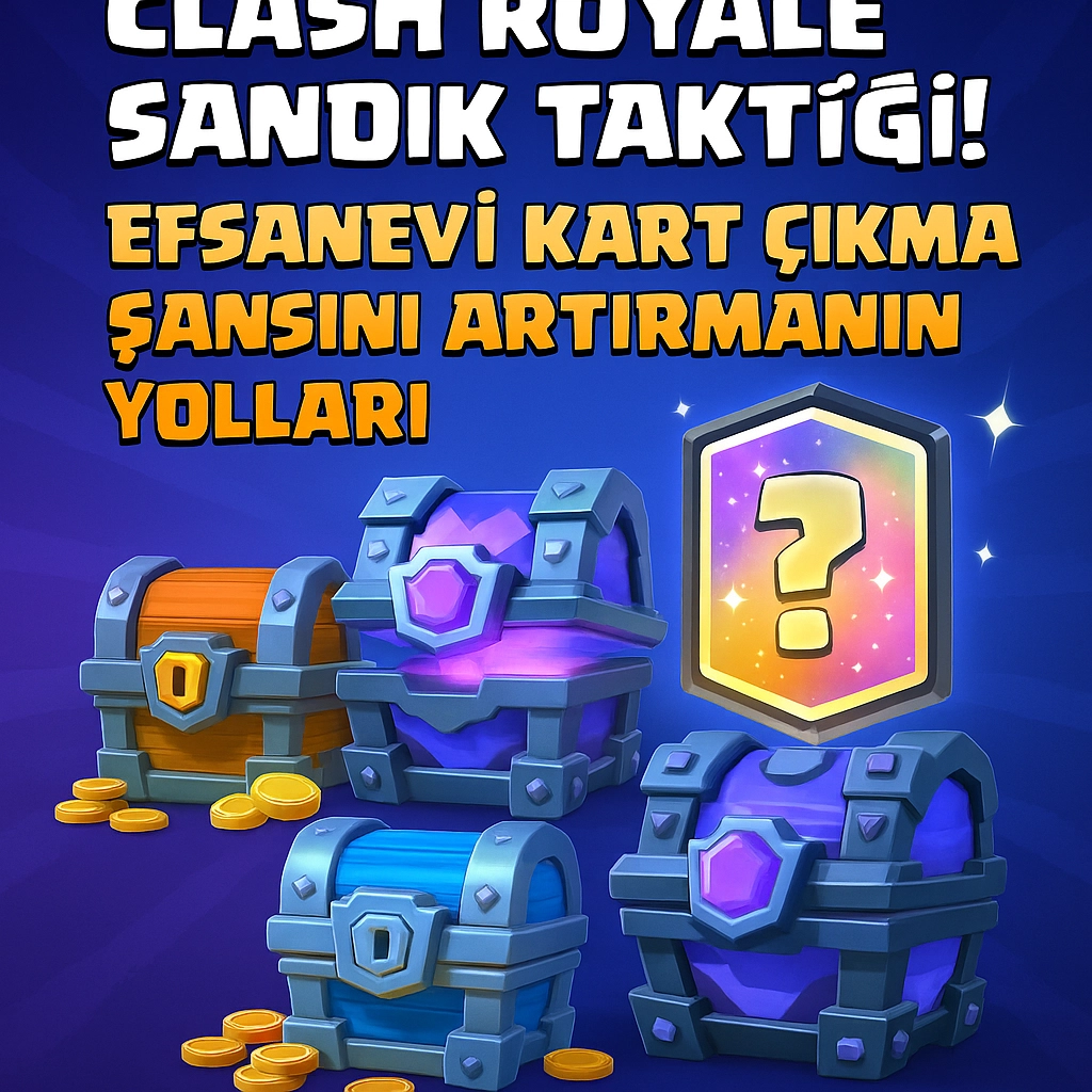 Clash Royale Sandık Taktiği! Efsanevi Kart Çıkma Şansını Artırmanın Yolları