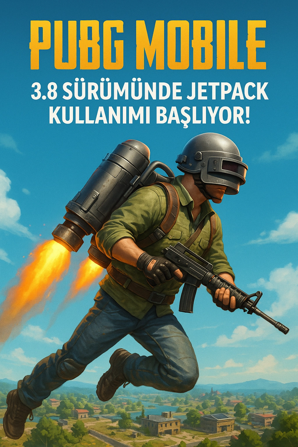 PUBG Mobile 3.8 Sürümünde Jetpack Kullanımı Başlıyor! İşte Tüm Detaylar