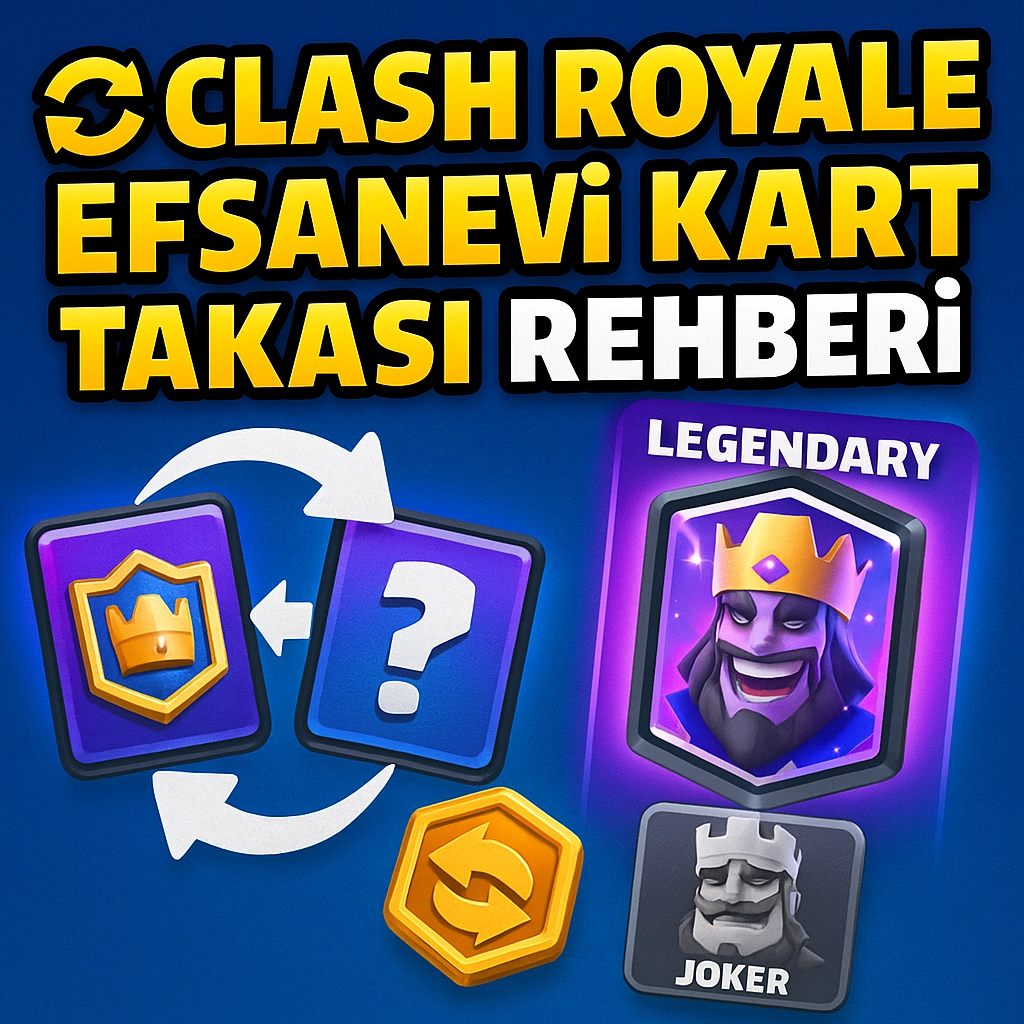 Clash Royale'de Efsanevi Kart Takası Nasıl Yapılır?Joker Kart Takas Rehberi 2025
