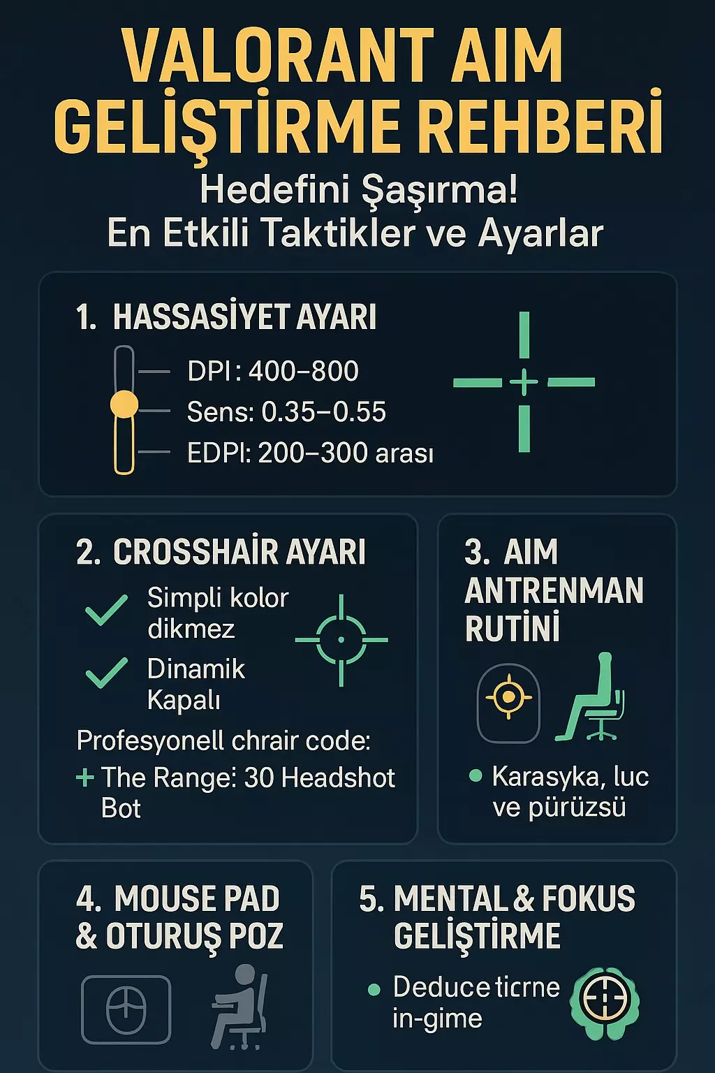 Valorant Aim Geliştirme Rehberi (2025) – Hedefini Şaşırma! En Etkili Ayarlar