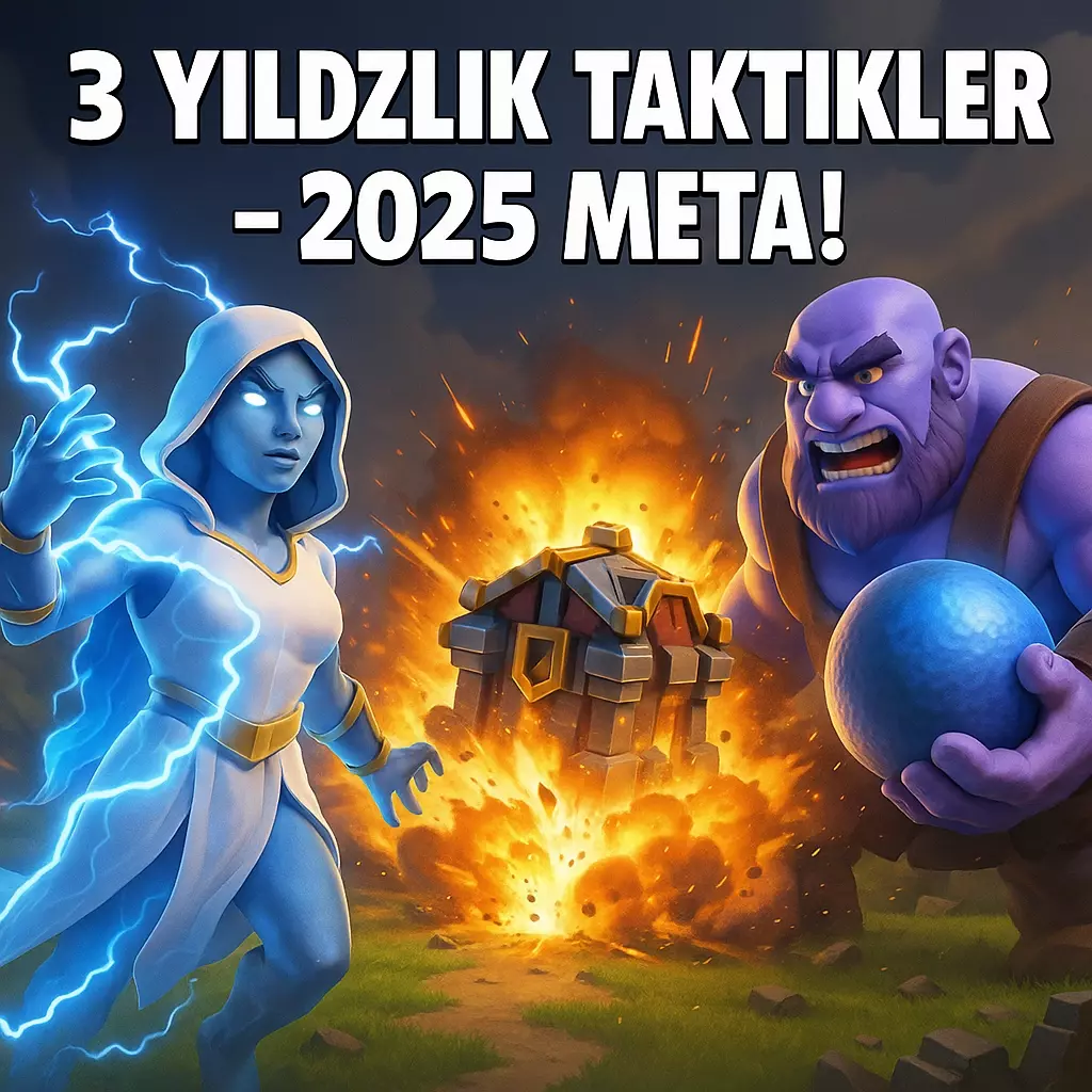 Clash of Clans Saldırı Taktikleri 2025 – 3 Yıldız Garantili En İyi Ordular! Clash of Clans Saldırı Taktikleri 2025 – 3 Yıldız Garantili En İyi Ordular!