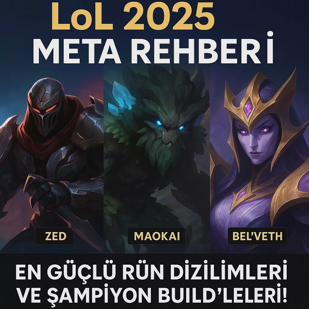 LoL 2025 Meta Rehberi: En Güçlü Rün Dizilimleri ve Şampiyon Build'leri!