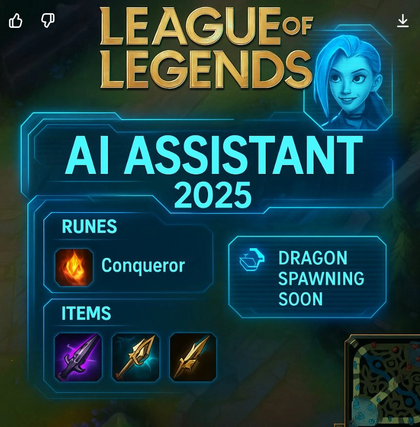 LoL'e Mobil Rehber Sistemi Geliyor! Oyun İçi Yapay Zeka Dönemi Başlıyor