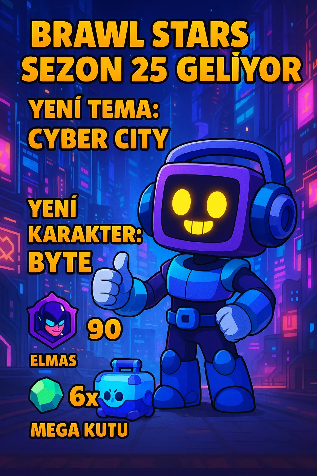 Brawl Stars Sezon 25 Geliyor! Yeni Brawl Pass Teması, Karakter ve Ödüller!