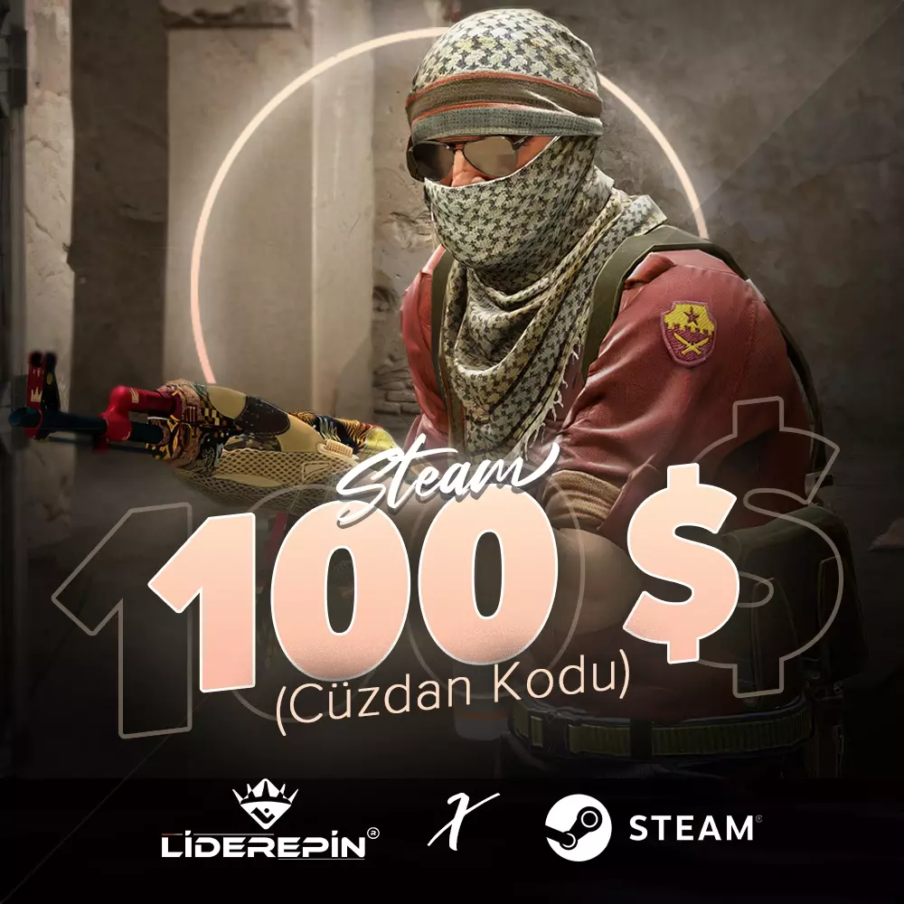 Steam 100 USD Cüzdan Kodu