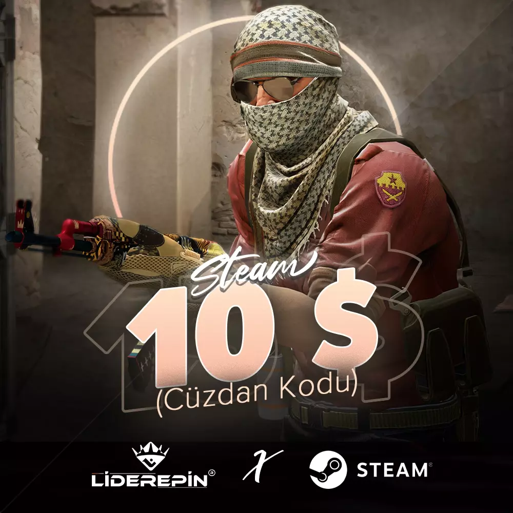 Steam 10 USD Cüzdan Kodu