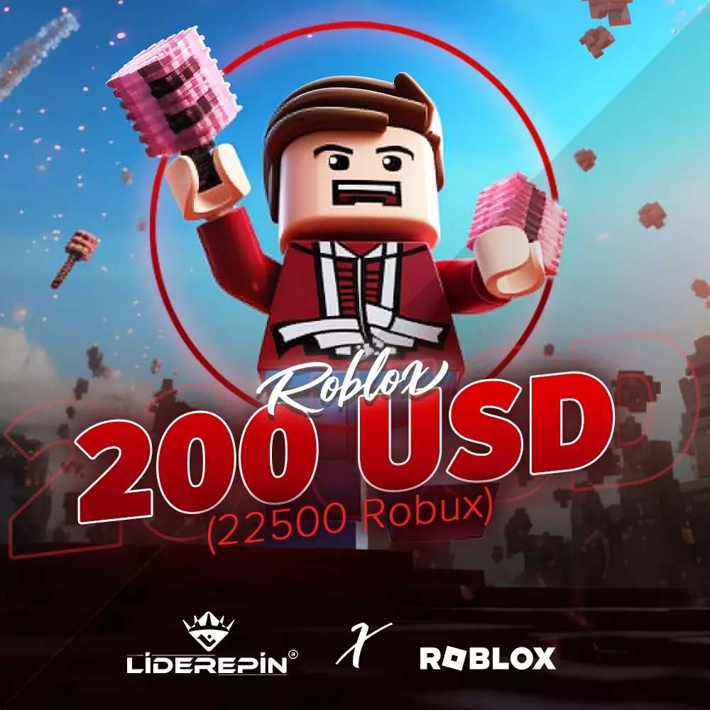 Roblox 22500 Robux 200 USD