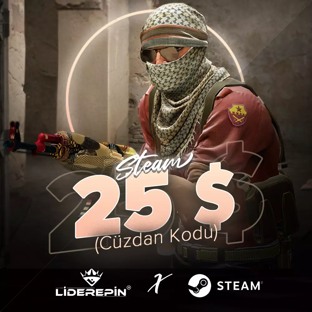 Steam 25 USD Cüzdan Kodu