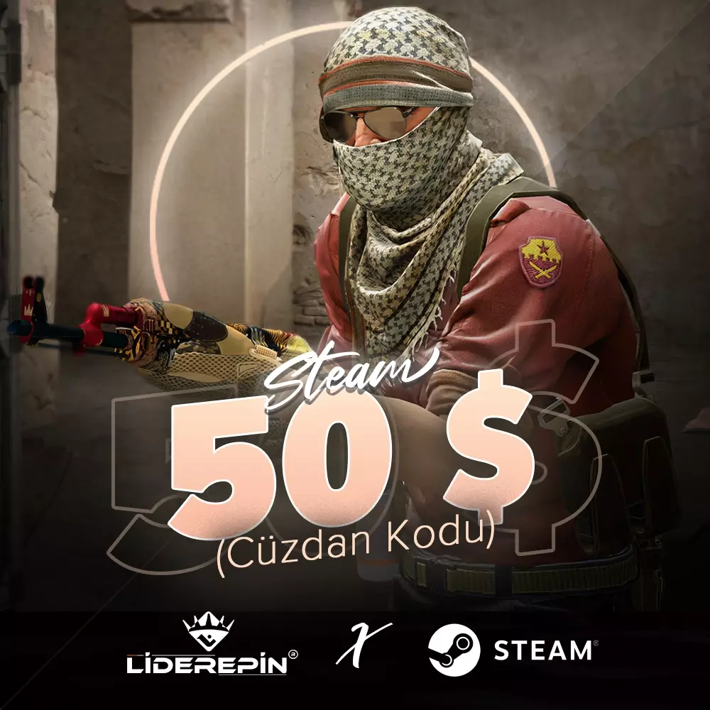 Steam 50 USD Cüzdan Kodu