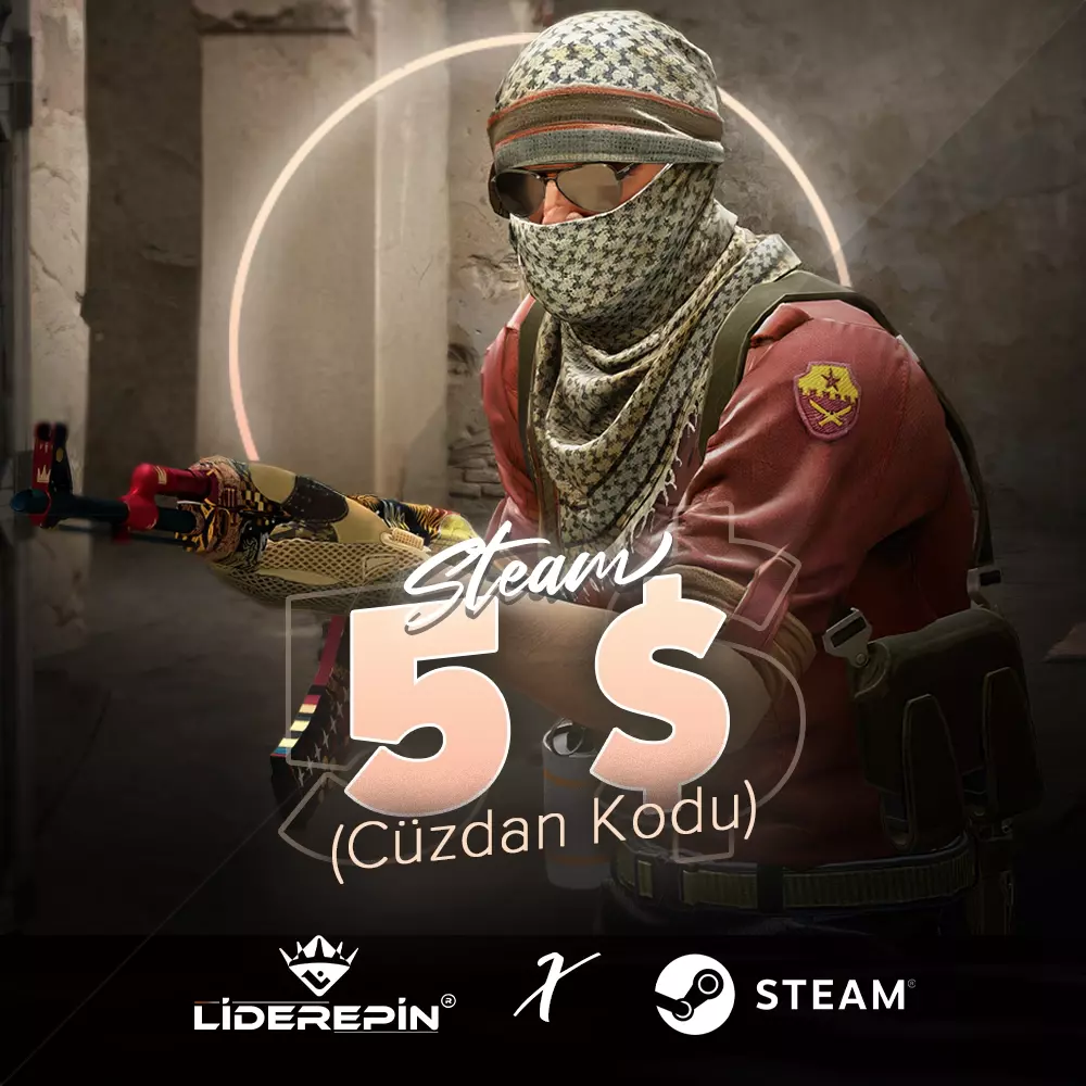 Steam 5 USD Cüzdan Kodu