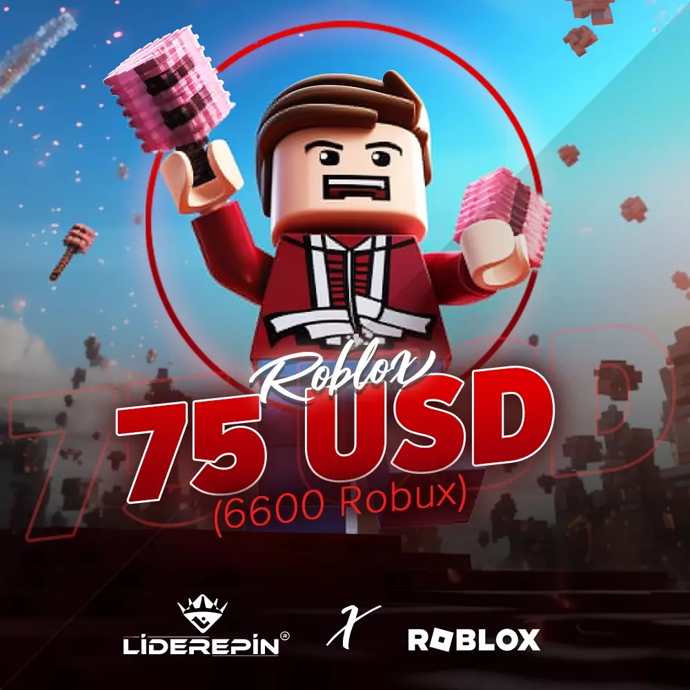 Roblox 6600 Robux 75 USD