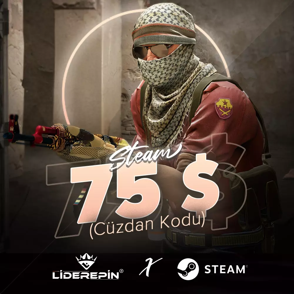 Steam 75 USD Cüzdan Kodu
