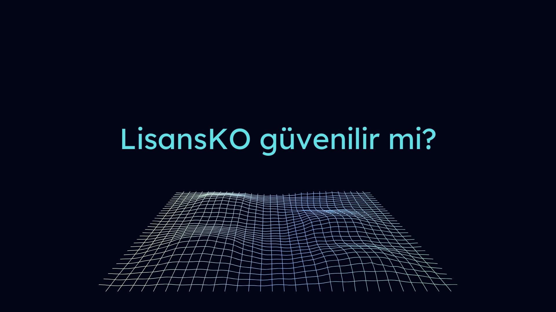 LisansKO güvenilir mi?