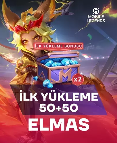 İlk Yükleme 100 Elmas IDR