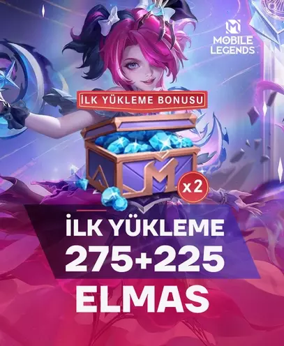 İlk Yüklemeye Özel 500 Elmas