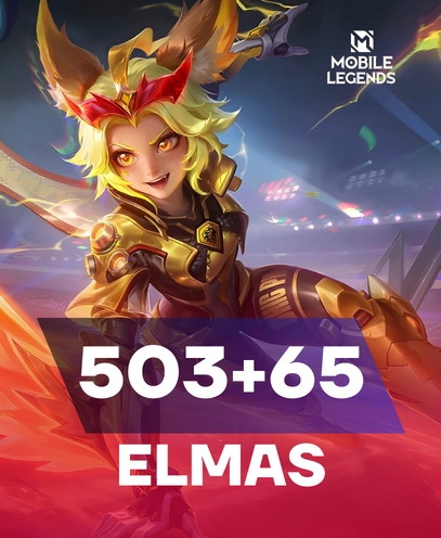 Mobile Legends 503 + 65 Elmas