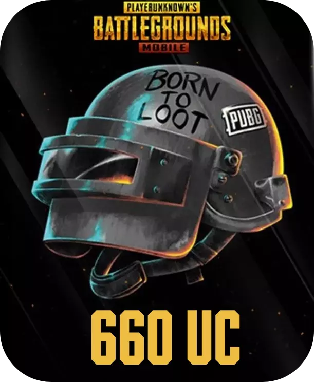 Pubg Mobile 660 UC ⭐⭐⭐⭐⭐