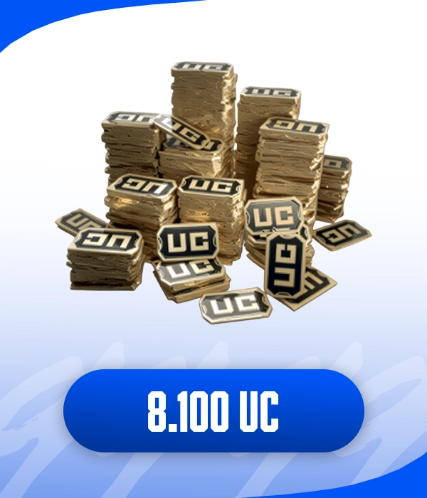 PUBG Mobile 8100 UC