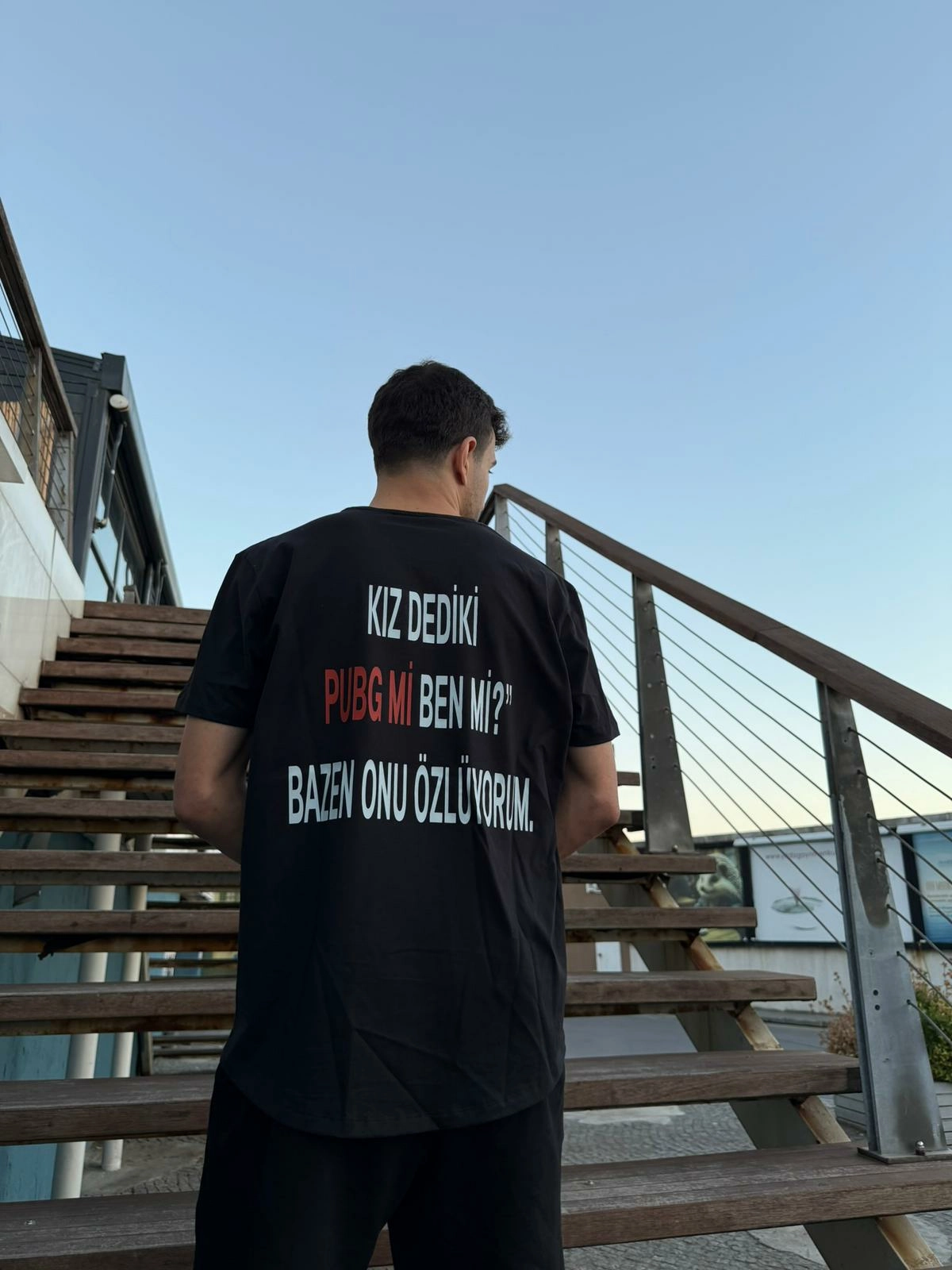 Bape Koleksiyonu siyah T-shirt