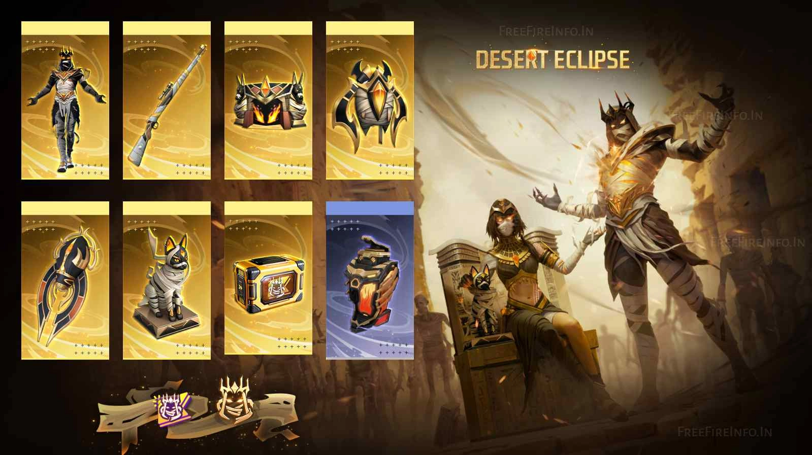 Free Fire -  Çöl Temalı Ödüller