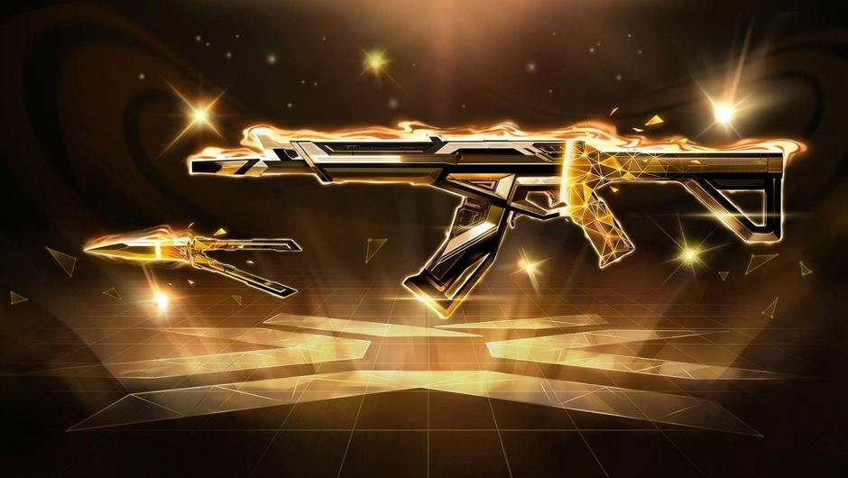 VALORANT Champions 2025 “Go for Gold” Skin Paketi