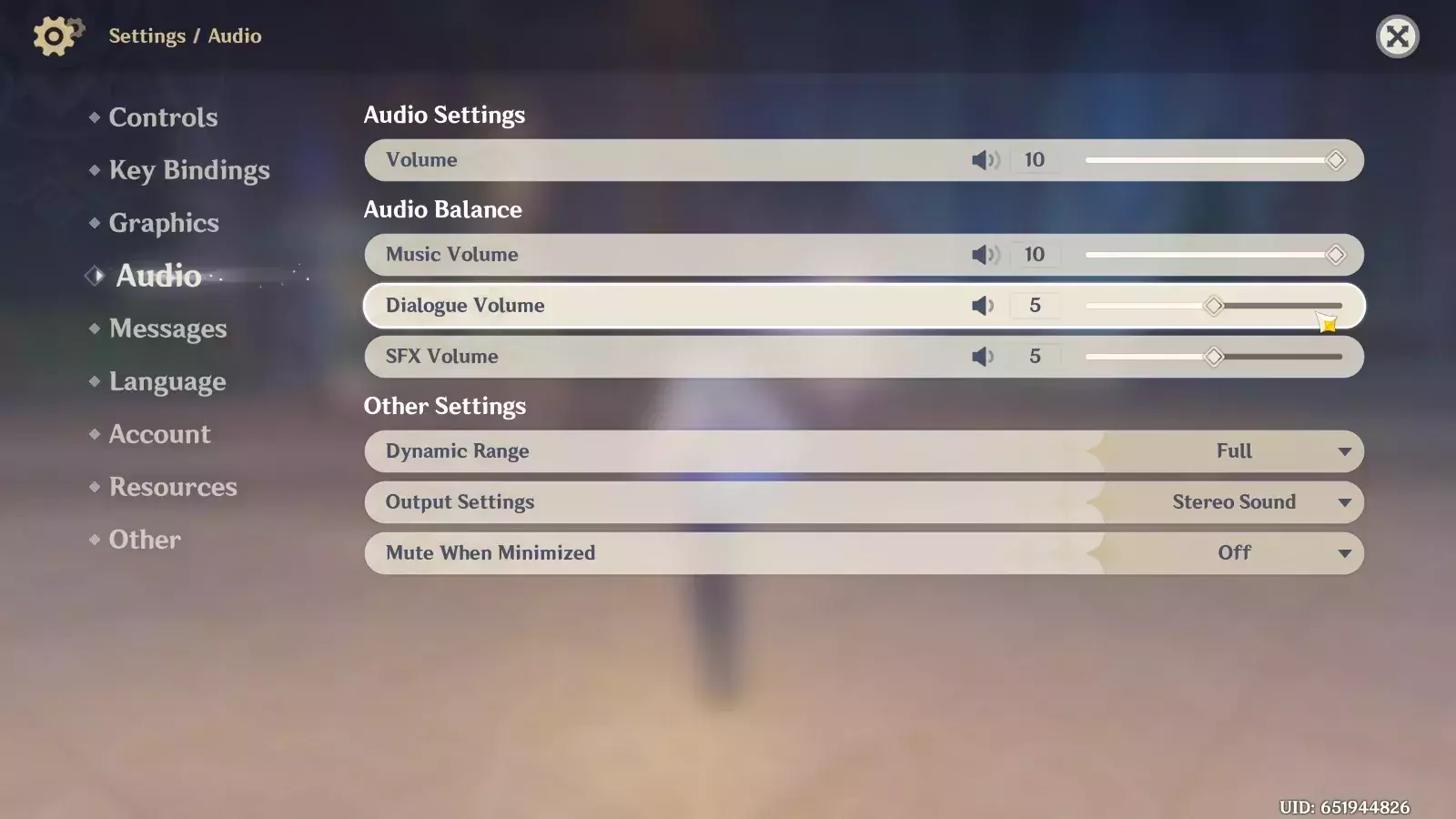Genshin Impact Jiroskop Nişan & Ses Ayarları