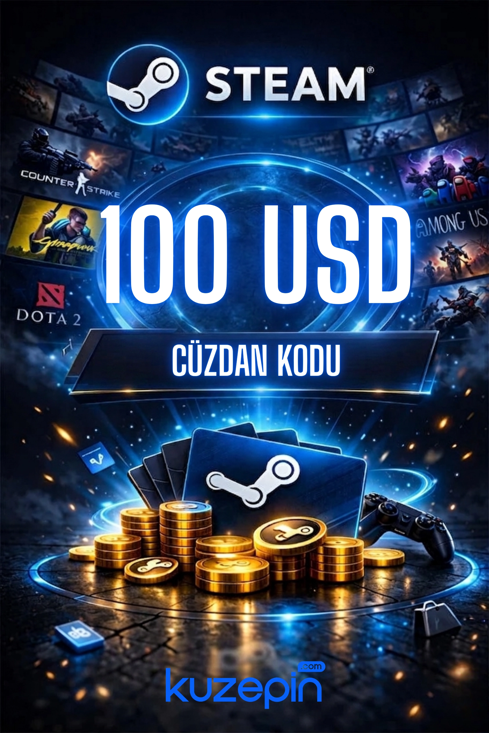 Steam Gift Card 100 USD