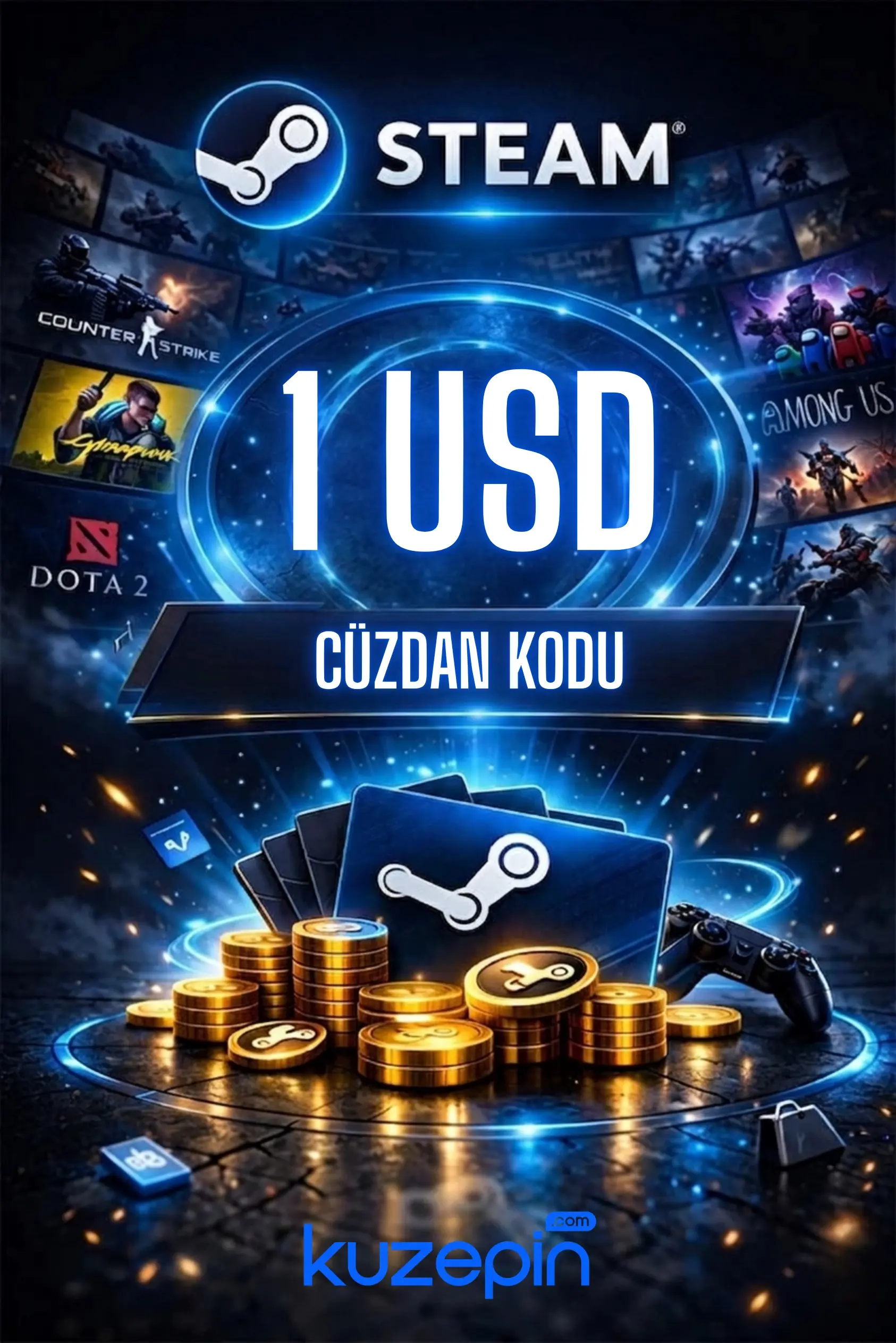 Steam Gift Card 1 USD
