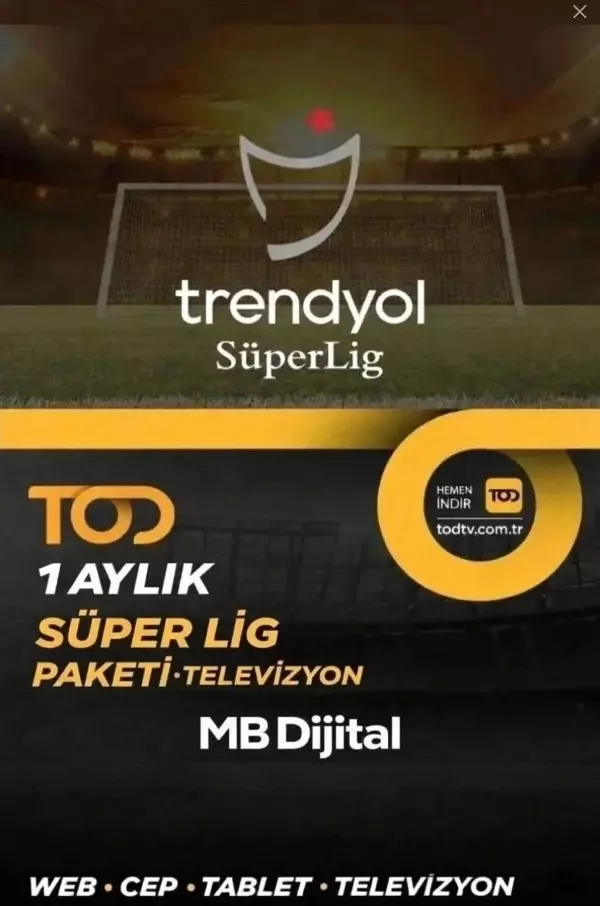TOD TV Tod 1 Ay 4 EEkrans Paketi(Web Ceb Tabletss Tvss)