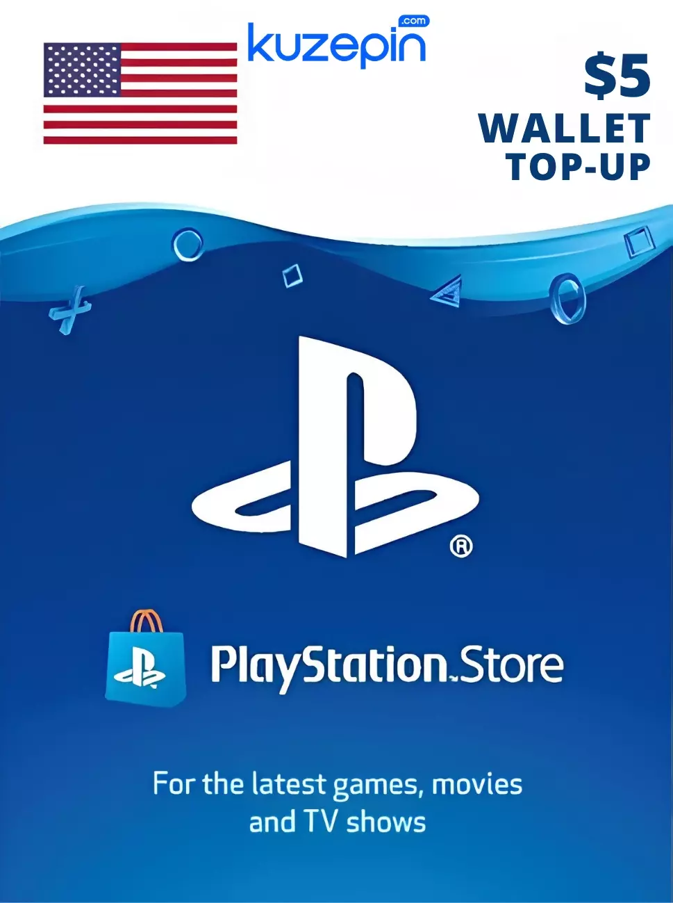 Playstation Network Usa 5 USD Gift Card Psn Dolar Hediye Kartı - United States