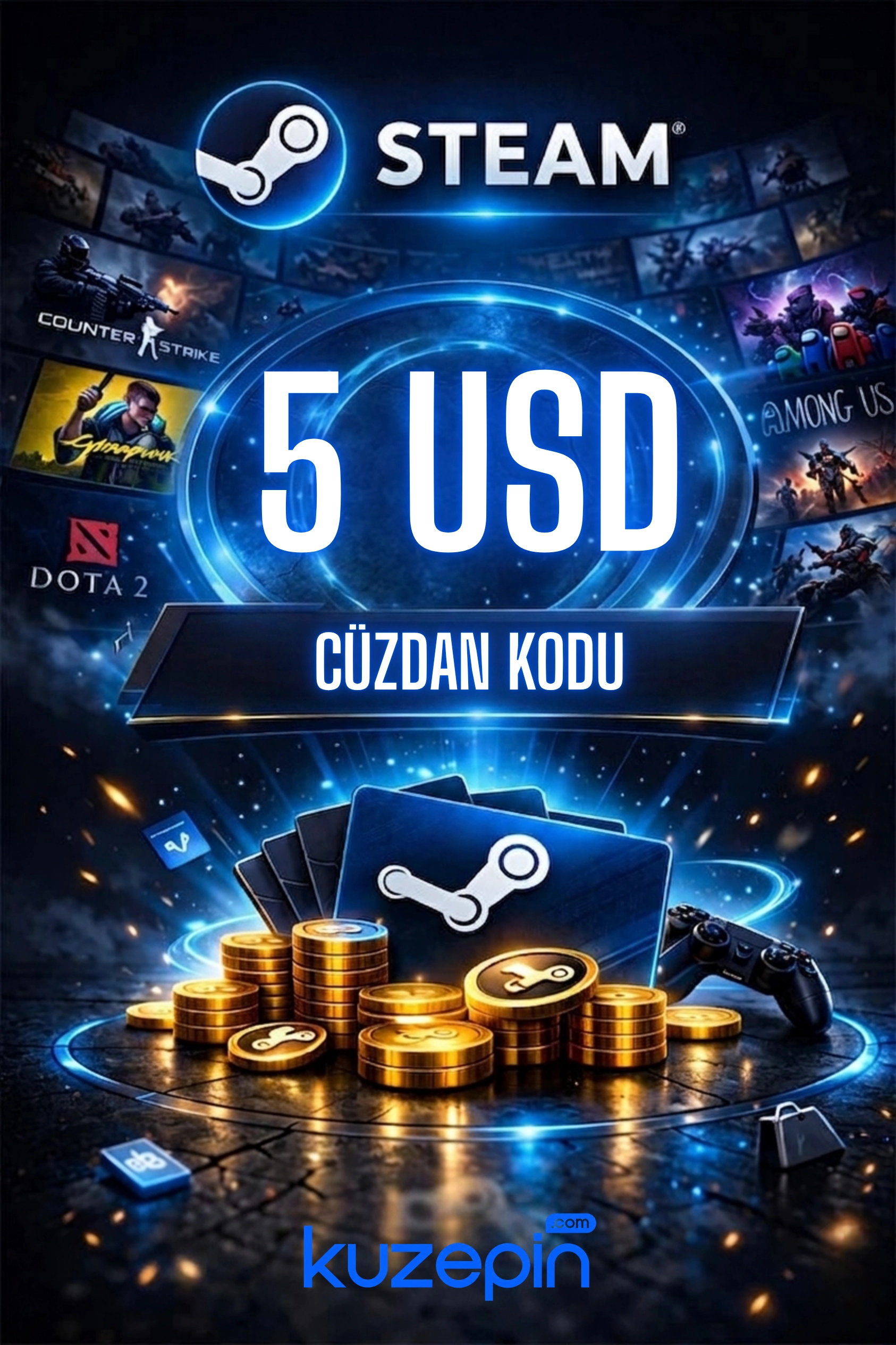 Steam Gift Card 5 USD