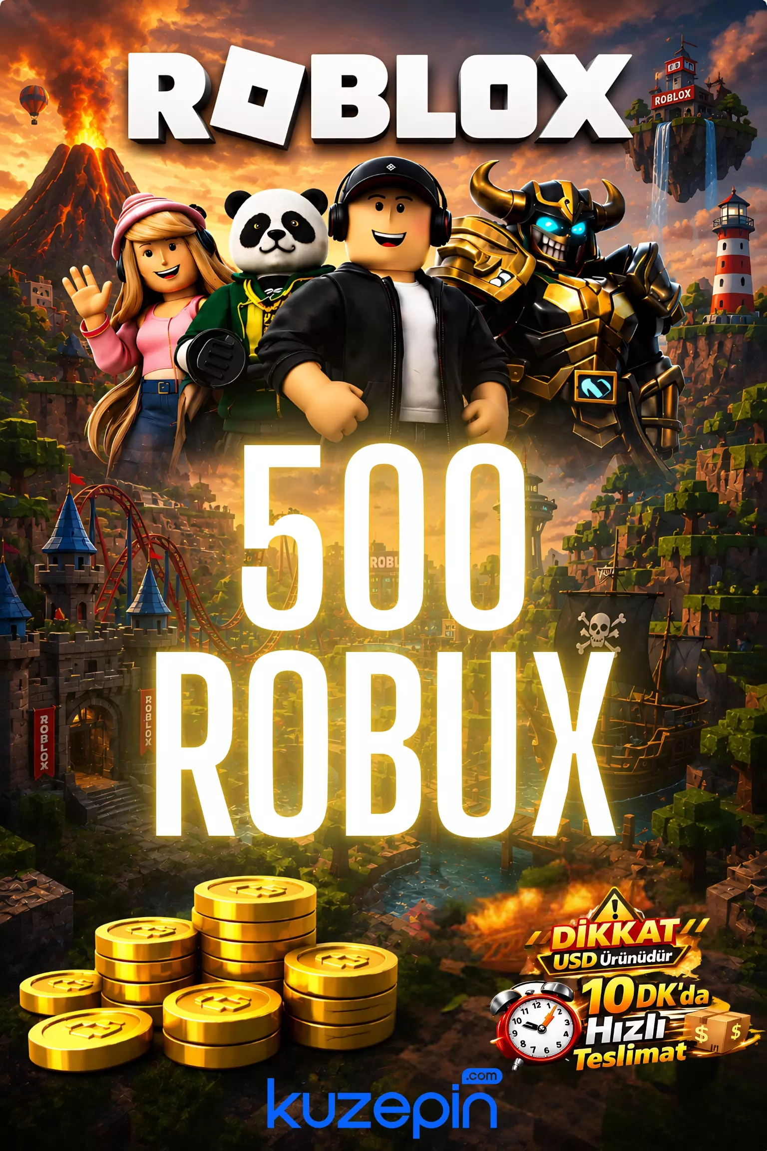 Roblox 500 Robux USD