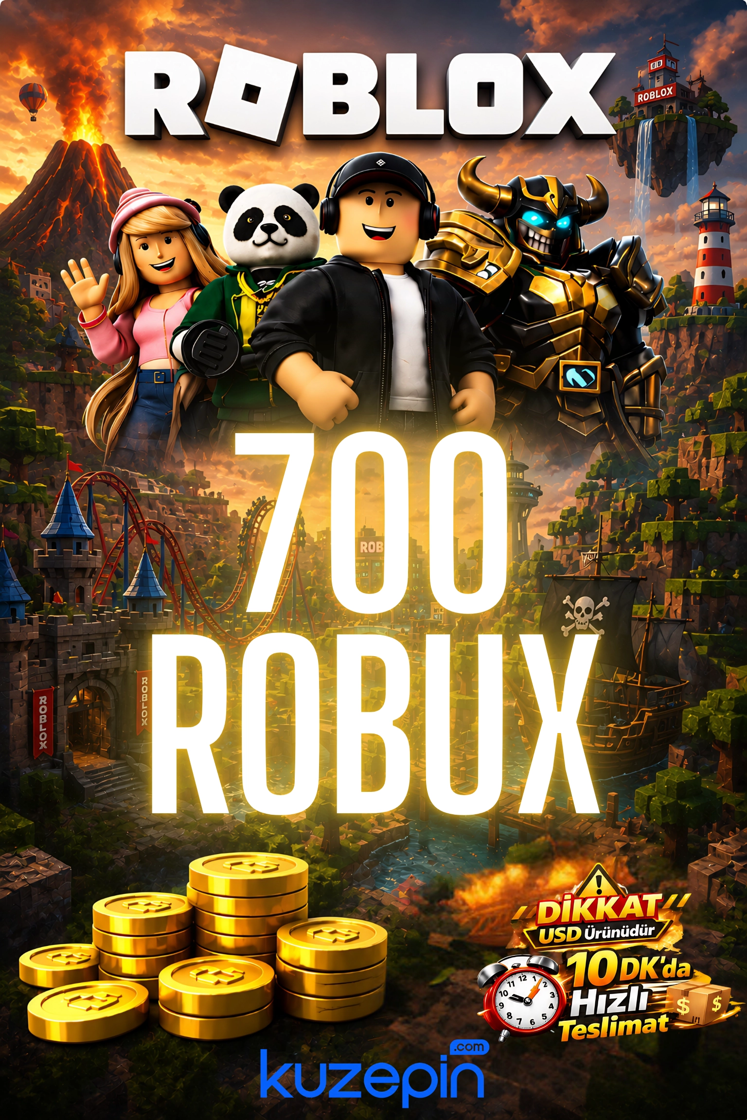 Roblox 700 Robux USD